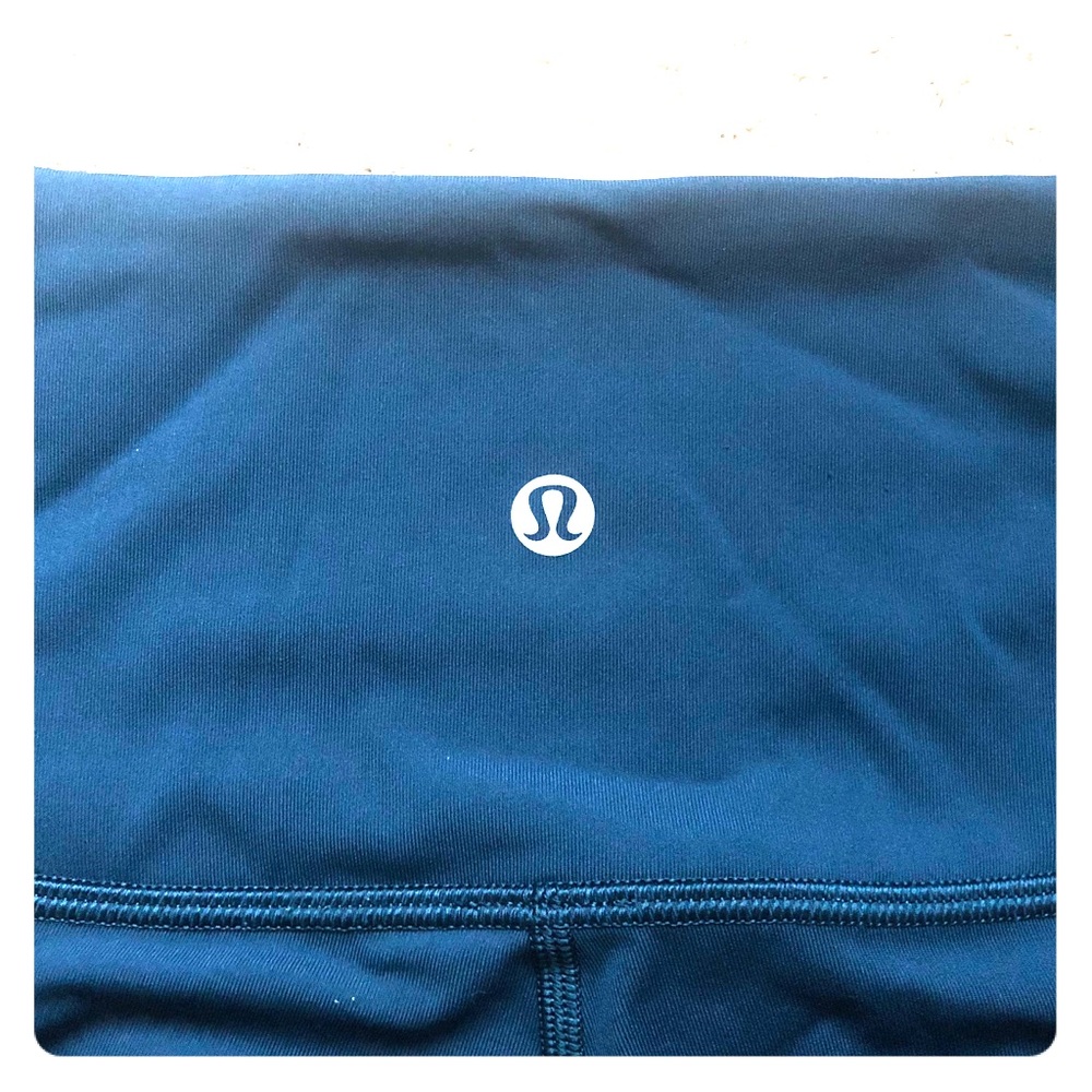Dark Teal High Rise Lululemon Capris
